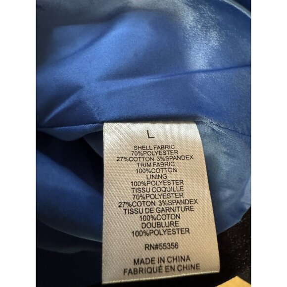 Blue Revival Medium M Ibiza Blue Beard Plaid Double Layer Veronica Blazer NEW - Picture 14 of 16